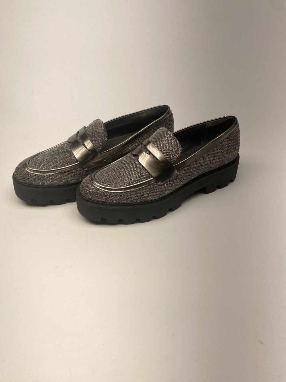 Franco Sarto Womens Balin Lug Sole Chunky Loafer Sz 7